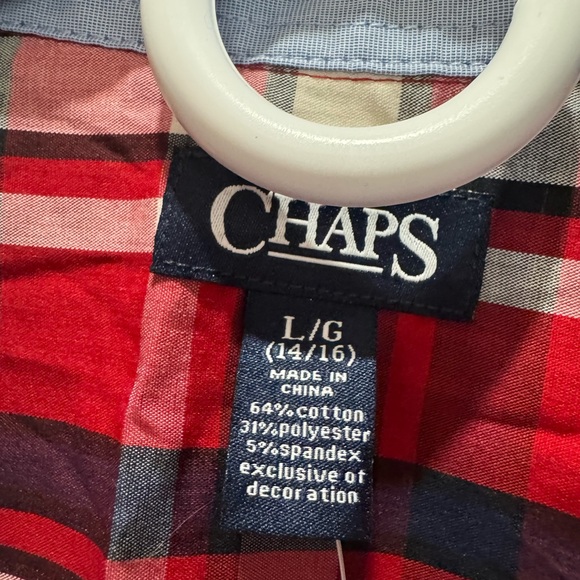 NWT U.S. Polo Assn. Red Plaid Button-Up Shirt - Picture 2 of 4